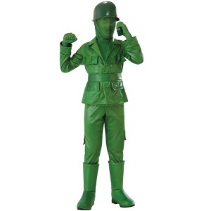 Rubies Kids' Army Halloween Costume Green - 1 of 4