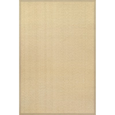 Nuloom Meena Faux Seagrass Bordered Indoor/Outdoor Area Rug