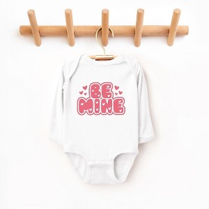 The Juniper Shop Be Mine Bubble Baby Long Sleeve Bodysuit - 1 of 3