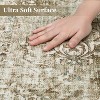Vintage Area Rugs for Living Room, Washable Carpet Indoor Non Slip Large Area Rugs, Soft Low Pile Rug Foldable Floor Rug - 4 of 4