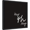 Amanti Art Ooh I by Anna Hambly Canvas Wall Art Print Framed 16 x 16-in. - 2 of 4
