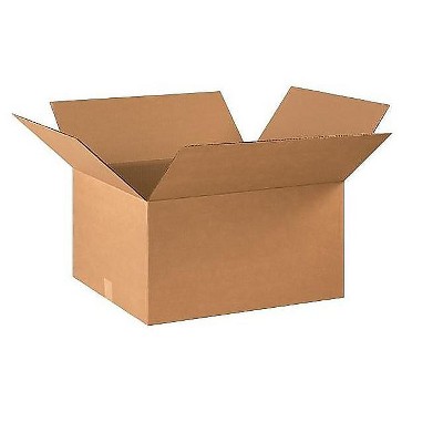 The Packaging Wholesalers 22" x 18" x 12" Shipping Boxes ECT Rated Kraft 20/Bundle (BS221812)