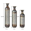 Metal Floor Vases Set of 3, Decorative Large Floor Standing Vase, Hallway Corner Decor Standing Vases, 28/24/20 Inch Oversized Flower Vases - 2 of 4