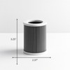 Nispira PEPERSFIL Purezone Replacement Filters For Car Air purifier Pure Enrichment Air Purifier Mini Portable (PEPERSAP) HEPA Activated Carbon, 6 Pk - 2 of 4