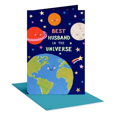 Carlton Cards Father's Day Card Earth for Husband Best Husband