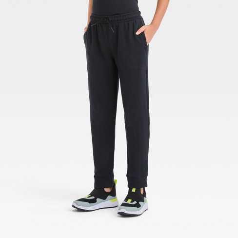 Boys' Waffle Joggers - All In Motion™ Black XS