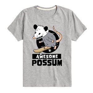 Boys' - Instant Message - Awesome Possum Short Sleeve Graphic T-Shirt - 1 of 4