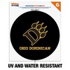 Ohio Dominican University Primary Logo Automotive Car Window Locker Circle Bumper Sticker - 2 of 4