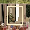 FUFU&GAGA LED Makeup Vanity with 9 Drawers Elegant Makeup Station - 4 of 4