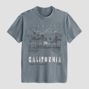 Men's California Short Sleeve T-Shirt - Blue - 1 of 1