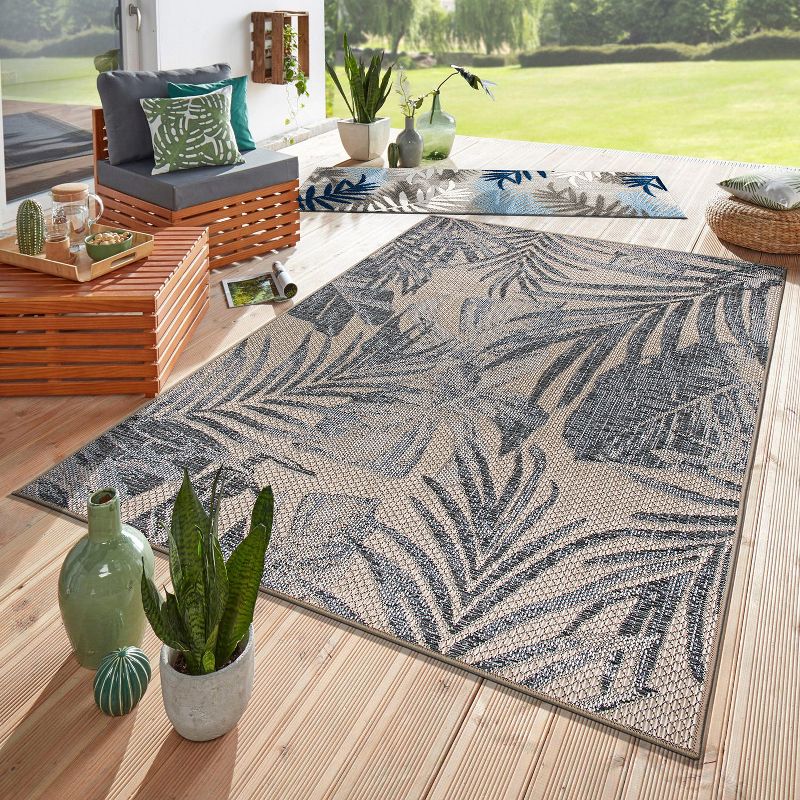 World Rug Gallery Floral Tropical Indoor/Outdoor Area Rug, 2 of 11