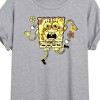 Women's - SpongeBob SquarePants - Tie Dye Spongebob Oversized Graphic T-Shirt - 2 of 4