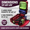 Kemp USA Ultimate EMS Backpack, Red - 3 of 4