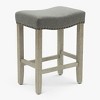 WestinTrends 24" Upholstered Saddle Seat Counter Stool - 3 of 4