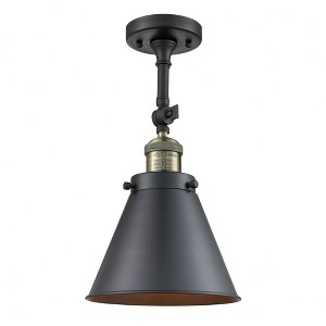 Appalachian - 1 Light Semi-Flush Mount In Traditional Style-16 Inches Tall and 8 Inches Wide - 1 of 2