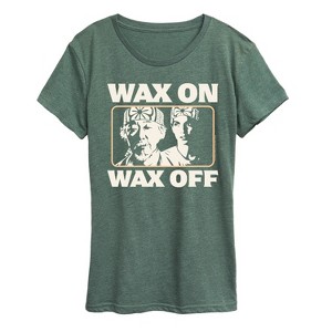 Women's - The Karate Kid - Wax On Wax Off Short Sleeve Graphic T-Shirt - 1 of 4