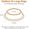 2-Pack Stainless Steel Non-Skid Pet Dog Water And Food Bowl,, Each Holds Up to 4 Cups - 2 of 4