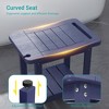 Sonkuki HIPS Waterproof Shower Benches for Inside with Shower Head Holder for Spa, Bath, Shaving Legs - 4 of 4