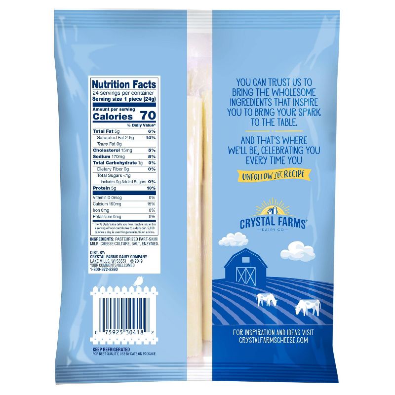 Crystal Farms Wisconsin String Cheese - 20oz/24ct, 4 of 5