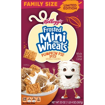 Kellogg's Frosted Mini-Wheats Pumpkin Spice Breakfast Cereal - 20oz