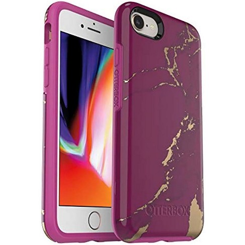 Apple iPhone 8 Plus Case, Slim Full-Body Stylish Protective Case with  Built-in Screen Protector for Apple iPhone 8 Plus - Pink Marble