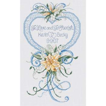Janlynn Meadow's Edge Counted Cross Stitch Kit 11x14 14 Count