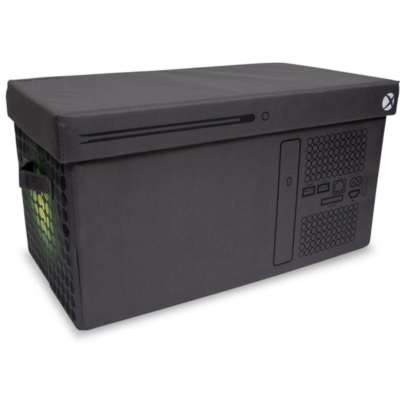 Ukonic Xbox Series X Logo Storage Bin Chest Organizer with Lid | 24 x 12 Inches, 1 of 7
