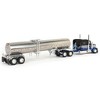 First Gear DCP 1/64 Kenworth W900L 72in Aerocab Flattop Sleeper & Brenner Food Grade Tanker 60-2081 - 3 of 4