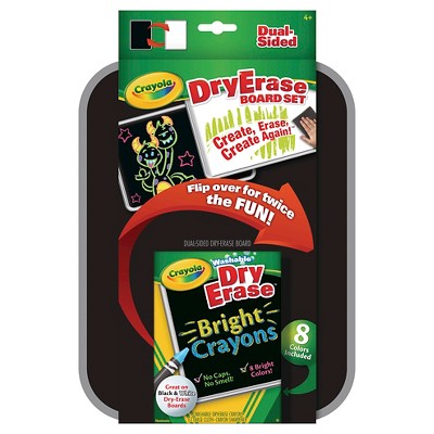 Photo 1 of BUNDLE OF 3---Crayola Dual Sided Dry Erase Board Set with Dry Erase Crayons 8ct(BOARDS ONLY)