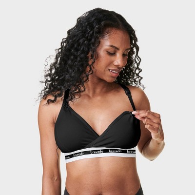 Bravado Designs Organic Cotton & TENCEL™ Modal Orginal Nursing Bra in Black