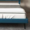 WhizMax Full Size Upholstered Bed Frame, Velvet Bed Frame Full with Adjustable Headboard - 3 of 4