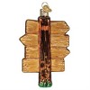 Old World Christmas Blown Glass Ornament for Christmas Tree, Gone Camping - 3 of 4