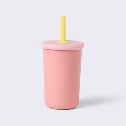 10 fl oz Stainless Steel Straw Tumbler - Cloud Island™