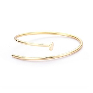 Adornia Gold Plated Thin Nail Cuff - 1 of 4