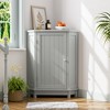 Rbied 17.5 in. W x 17.5 in. D x 31.4 in. H Bathroom Storage Cabinet Linen Cabinet with Adjustable Shelf - 2 of 4