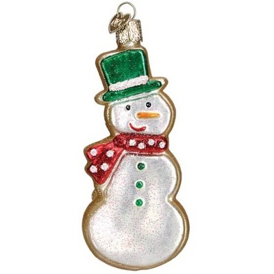 Old World Christmas Glass Blown Ornament for Christmas Tree, Red Spool of Thread