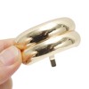 Unique Bargains Women's Double-layer Glossy Ponytail Buckle Hair Clip Gold Tone 1 Set - 4 of 4