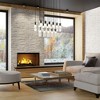 Alton 17-Light Linear Chandelier - Modern Two-Tier Design, Dimmable, Damp Rated - 2 of 4