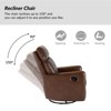 Artful Living Design V√≠ctor Swivel Recliner-Brown - 3 of 4