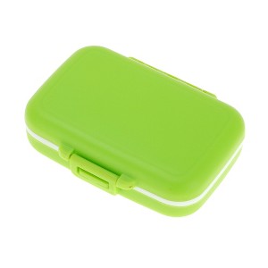 Unique Bargains 6 Grids Single Layer Pill Box 1 Pc - 1 of 4