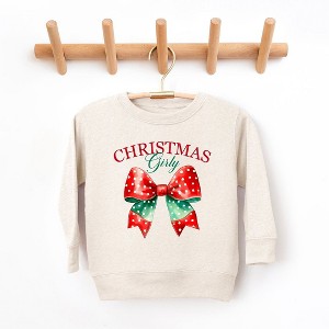 The Juniper Shop Coquette Christmas Girly Youth Ultra-Soft Graphic Sweatshirt - 1 of 3