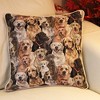 Signare USA Labrador Pillowcase/Cushion Cover Brown 18 x 18 inch - 2 of 2