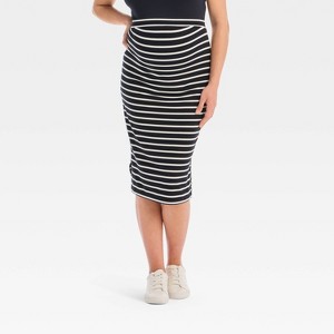Tube Midi Maternity A-Line Skirt - Isabel Maternity by Ingrid & Isabel™ - 1 of 3