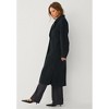 ellos Double Breasted Wool Coat With Side Slits - 4 of 4