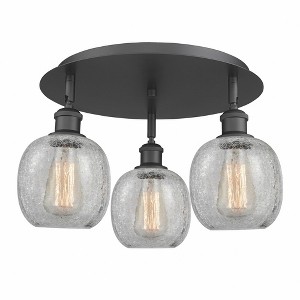 Belfast - 3 Light Flush Mount In Industrial Style-9.5 Inches Tall and 17.75 Inches Wide - 1 of 1