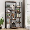 Tribesigns 6-Tier Bookshelf, 70.9" Industrial Book Display Rack - 2 of 4
