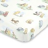 Disney Winnie the Pooh Classic Pooh Ivory, Blue, Sage, Tan Storybook 6 Piece Nursery Crib Bedding Set - 3 of 4