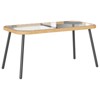 vidaXL Coffee Table Natural 35.4x17.7x16.9 in Poly Rattan - 2 of 2
