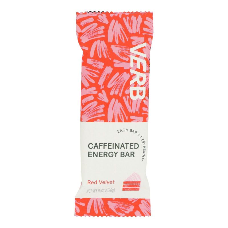 Verb Energy Red Velvet Caffeinated Energy Bar - 16 bars, .92 oz, 2 of 5
