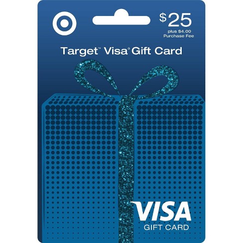 Visa Gift Card - $25 + $4 Fee : Target